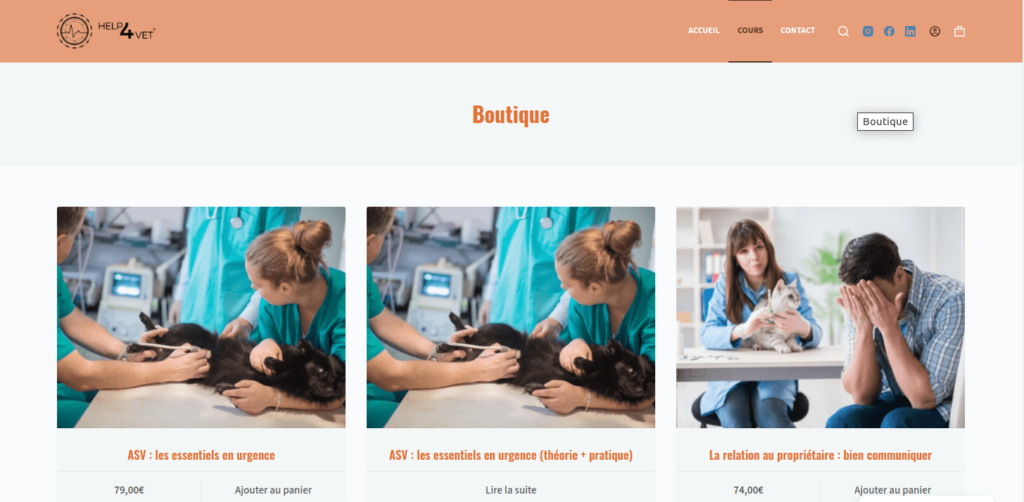 site e-learning assistance vétérinaire