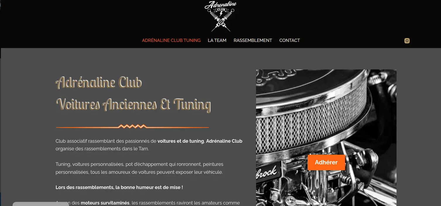 Site association Adrénaline Club Mazamet